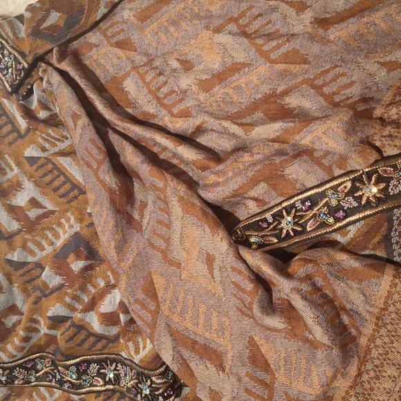 Soft Surroundings Asmara Embellished Topper wrap One size - Picture 6 of 7